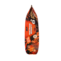 Side packaging of Jealous Devil Flex Hardwood Briquets